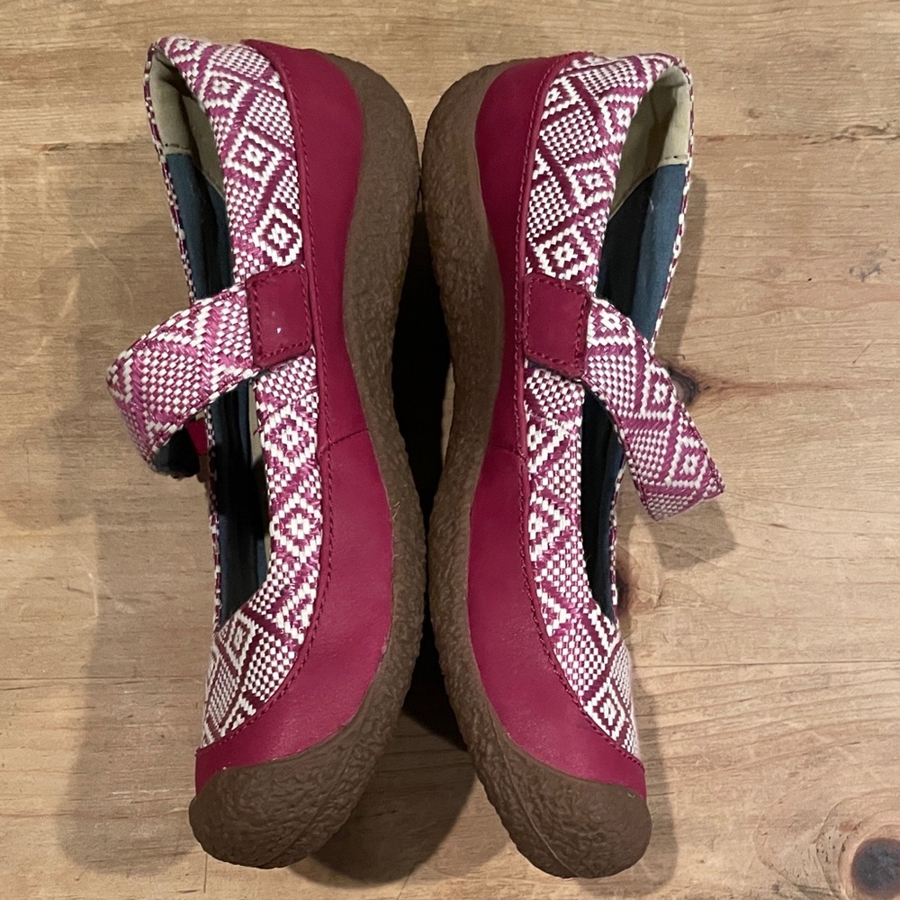 NWOT Keen Harvest Mary Jane Patchwork Southwest Aztec Boho Flats outdoorsy 9 - Picture 8 of 8